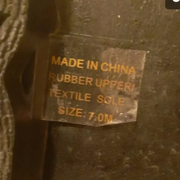 MICHAEL KORS RUBBER RAIN BOOTS SIZE 7 - Picture 3 of 7